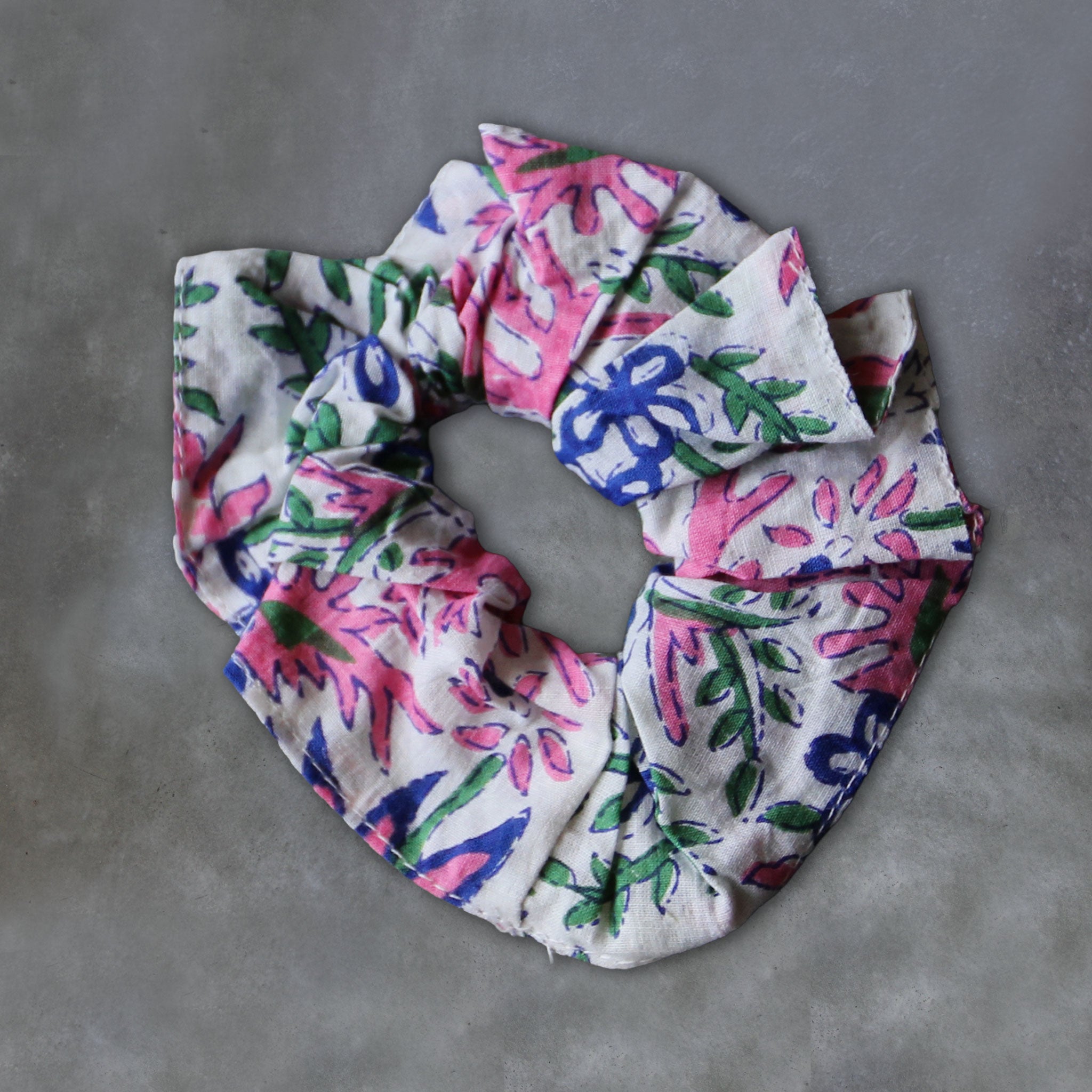 Scrunchies | Block Print off-cuts